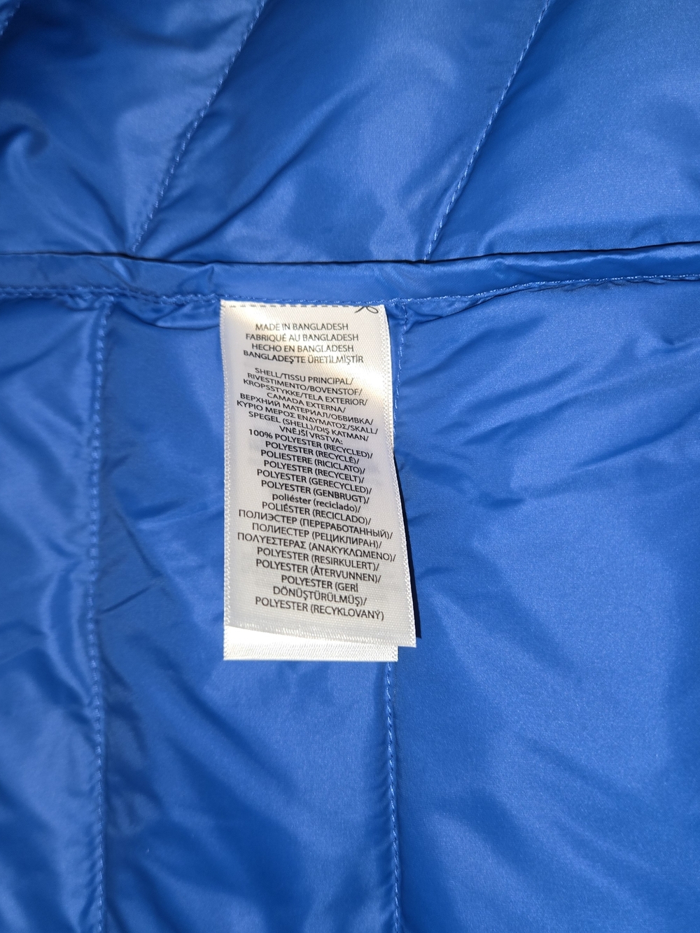 Polo by Ralph Lauren Bright Blue Mens Puffer Jacket